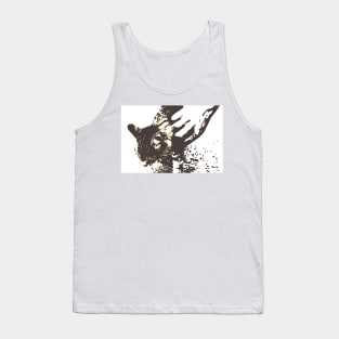 The man strokes the cat Tank Top